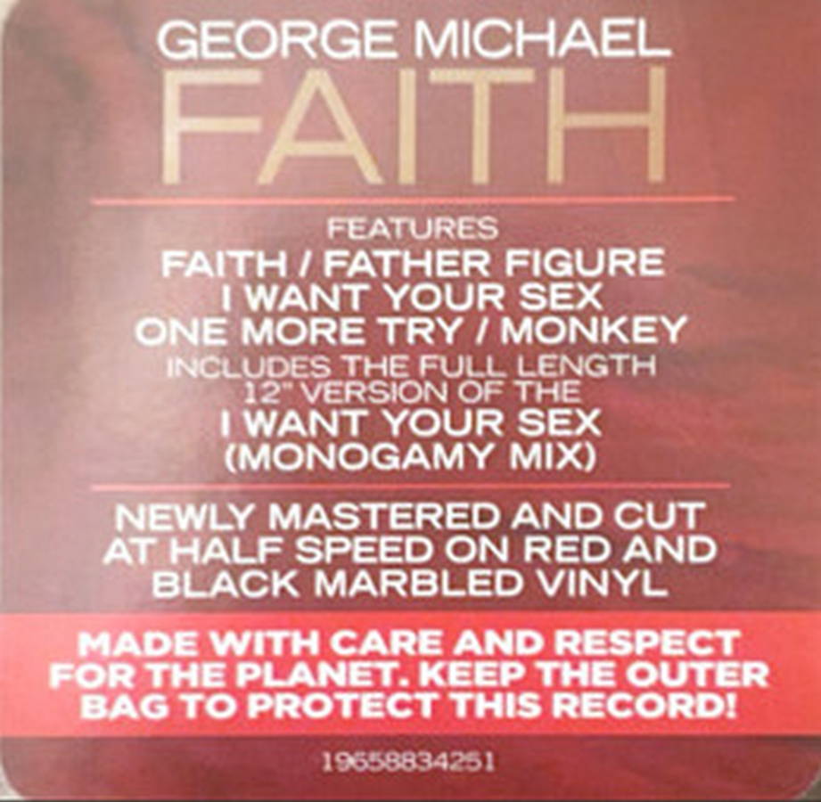 George Michael – Faith (2LP color half-speed)